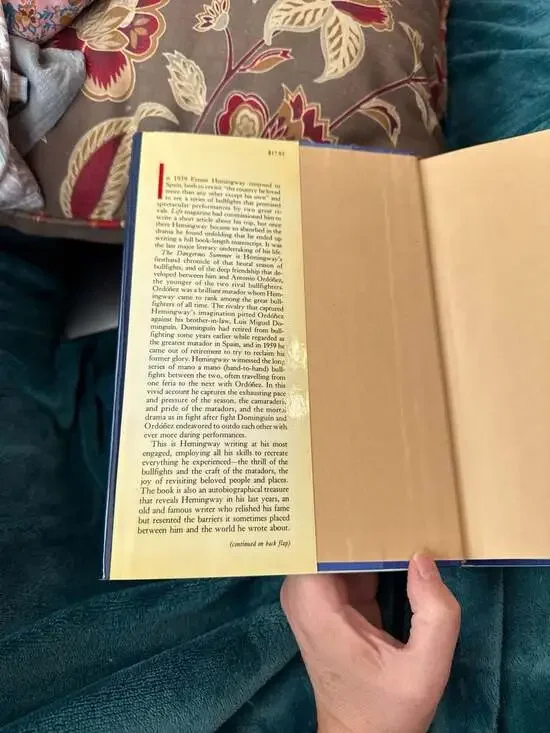 The Dangerous Summer by Ernest Hemingway - 1985 First Edition Hardcover with Dus - Picture 2 of 4